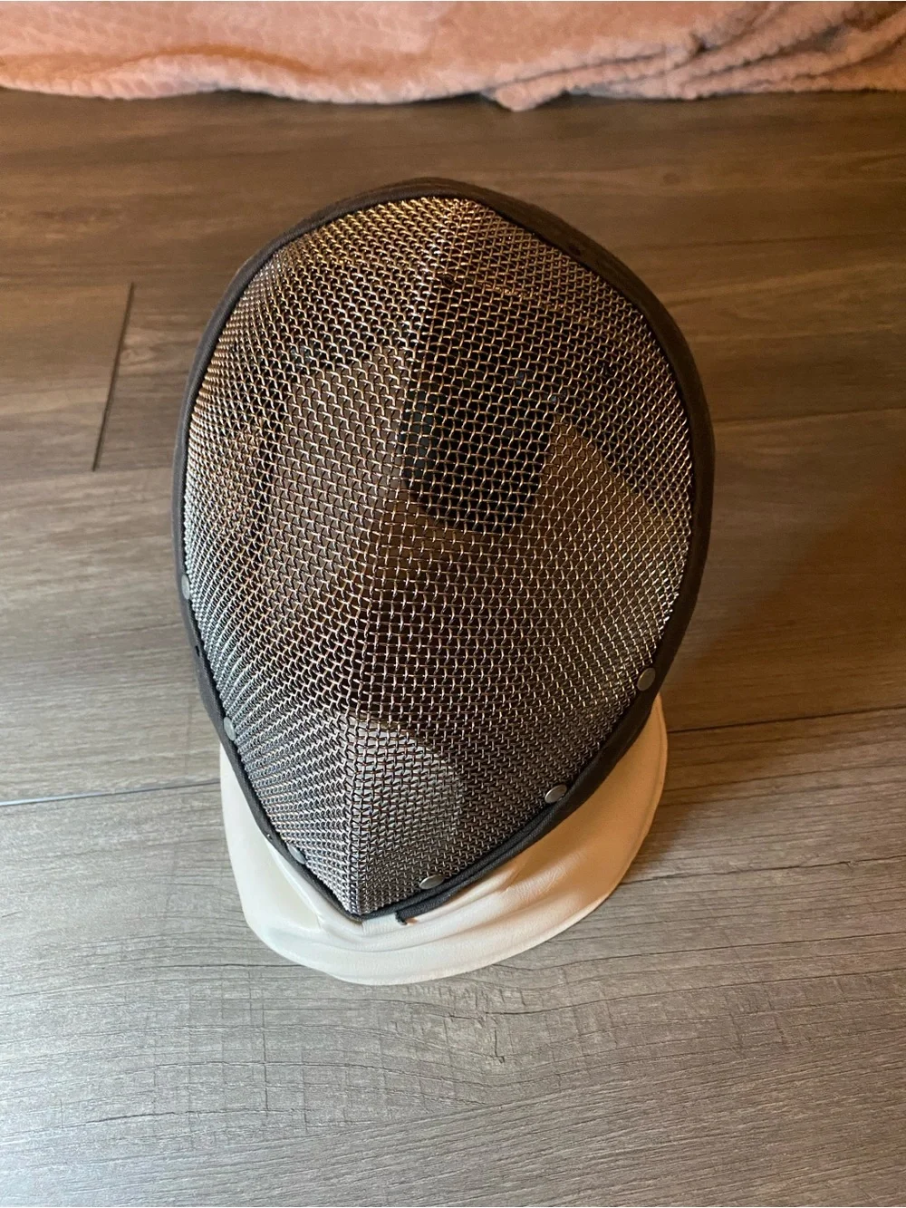 Vintage American Castello NYC Fencing Mask with White Bib - Protective Headgear